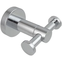 Крючок Aquatek Вега AQ4002CR двойной, для ванны, хром