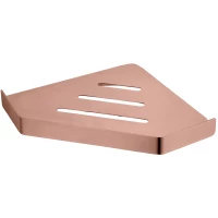 Полка для ванной Boheme New Venturo 10318-CB 17,5x17,5 см, угловая, медь матовая