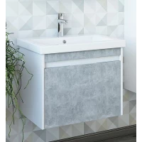 Тумба ателье светлый/белый глянец 57 см Sanflor Калипсо C08259