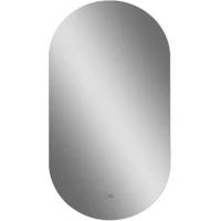 Зеркало Art&Max Torino AM-Tor-500-900-DS-F-H 50x90 см, с LED-подсветкой, сенсорным выключателем, диммером, антизапотеванием