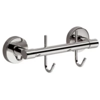 Планка с крючками Merida Hotel MHW14 для ванны, хром