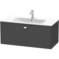 Тумба графит матовый 102 см Duravit Brioso BR400301049