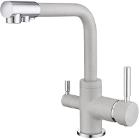 Смеситель для кухни Emar 3003N.6 с подключением к фильтру, барит