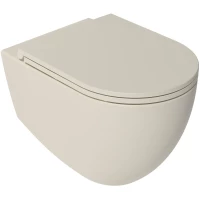 Унитаз подвесной Isvea Infinity 10NF02001-2K безободковый, слоновая кость матовый