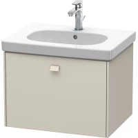 Тумба тауп матовый 62 см Duravit Brioso BR404509191