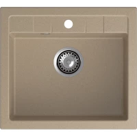 Кухонная мойка GranFest Quadro 561 56x50 см, песочный