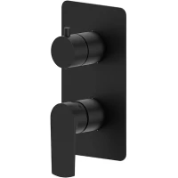 Смеситель для ванны Newform Haka 72073E.01.093 встраиваемый, черный матовый