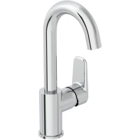 Смеситель для раковины VitrA Flow Soft A43160EXP без донного клапана, хром