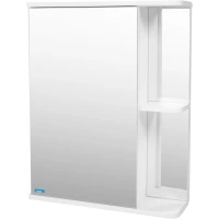 Зеркальный шкаф 55x70 см белый L Viant Париж VPAR55-ZSHL
