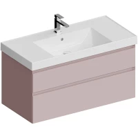 Тумба розовый матовый 97,8 см Kerama Marazzi Cubo CUB.100.2\MAL