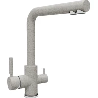 Смеситель для кухни Dr.Gans Акцент 339.06H.2123.408 с подключением к фильтру, серый
