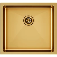 Кухонная мойка Paulmark Gerberg  PM254844-BG 48x44 см, золотой матовый