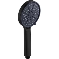 Душевая лейка Fashun A019-7 112 мм, 3 режима, черный матовый