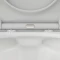 Унитаз подвесной Damixa Skyline DX35C1700SC безободковый, с сиденьем микролифт, белый - 6