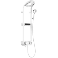 Душевая панель AQUAme AQM8004W 280 мм, с термостатом, белый матовый