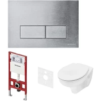 Комплект подвесной унитаз Tece TECEbasic + система инсталляции Tece TECEspring S K955301WCB