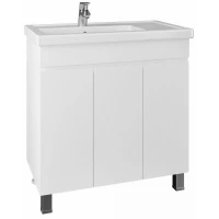 Тумба белый глянец 76,5 см Санта Марс 700217