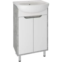 Тумба серый бетон 49,3 см Runo Эко 00-00001326