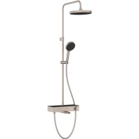 Душевая система VitrA Core Round A4730934EXP 250 мм, с термостатом, никель матовый