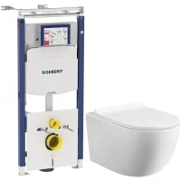 Комплект подвесной унитаз MEER MR-2100 + система инсталляции Geberit 111.362.00.5