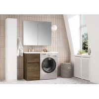 Комплект мебели дуб кантри 105 см Акватон Лондри 1A267001LHDY0 + 1A274901LHDY0 + 1A72833KLH01L + 1A267302LH010