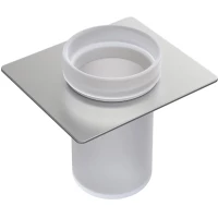 Стакан для зубных щеток Boheme Space 10966-NB-TUM настенный, никель матовый