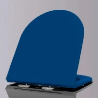 Сиденье для унитаза GID KR-33BUM с микролифтом, синий матовый