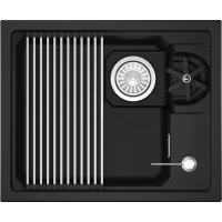 Кухонная мойка Granula 5505RU, ЧЁРНЫЙ 55x45 см, черный