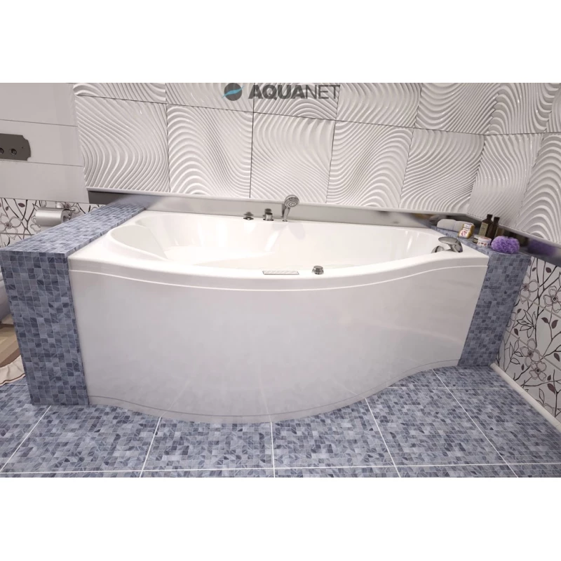 Акриловая ванна 169,8x99,5 см левая Aquanet Palma 00205737