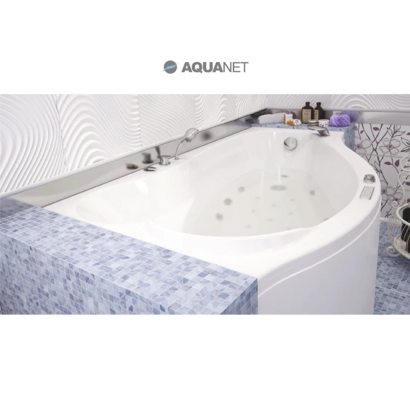 Акриловая ванна 169,8x99,5 см левая Aquanet Palma 00205737