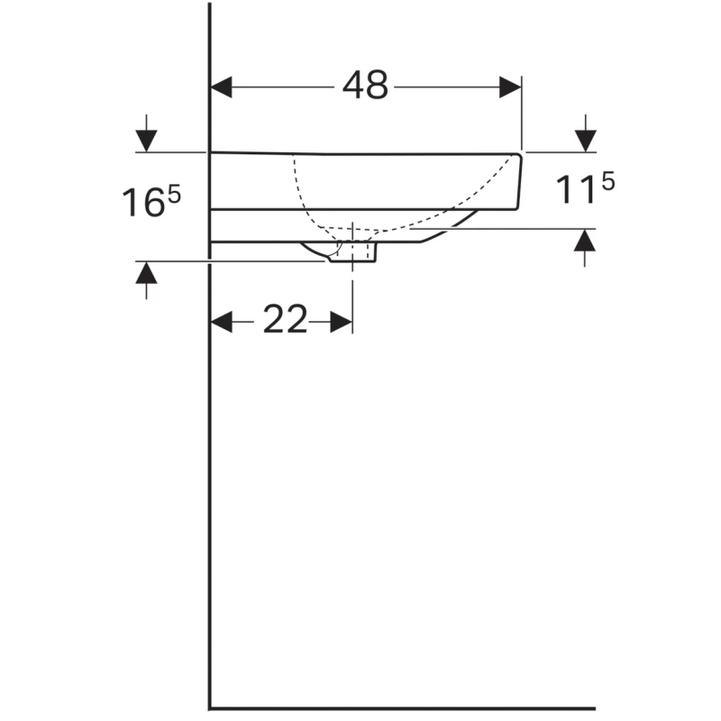Комплект мебели белый глянец 74,7 см Geberit Smyle Square 529.353.00.7 Комплект мебели белый глянец 74,7 см Geberit Smyle Square 529.353.00.7