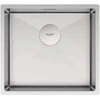 Кухонная мойка Paulmark Next PM214844-BS 48x44 см, нержавеющая сталь