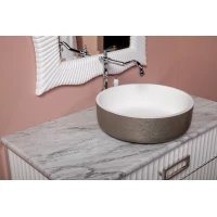 Раковина 41,5x41,5см Boheme NeoArt Corian 819-SL