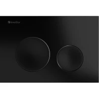 Кнопка смыва Knotlor Sphere BIS102BL для инсталляции, черный матовый