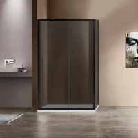 Душевой уголок 120x90 см Vincea Garda VSR-1G9012CGB тонированное