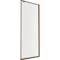 Боковая стенка Knotlor Shell SP090CG0RB 90 см, профиль бронза матовая, стекло прозрачное