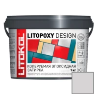 Litokol Litopoxy Design Колеруемая эпоксидная затирка (LD022M) 1 кг.
