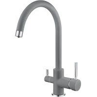 Смеситель для кухни Emar 3007.9 с подключением к фильтру, алмаз