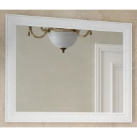 Зеркало 105x80 см белый глянец Corozo Классика SD-00000268