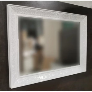 Изображение товара зеркало 105x80 см белый глянец corozo классика sd-00000268