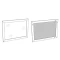 Зеркало 105x80 см белый глянец Corozo Классика SD-00000268 - 5