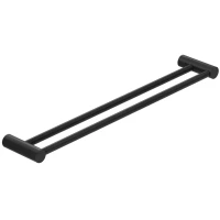 Полотенцедержатель Kludi Vela R 5898839 60 см, двойной, черный матовый