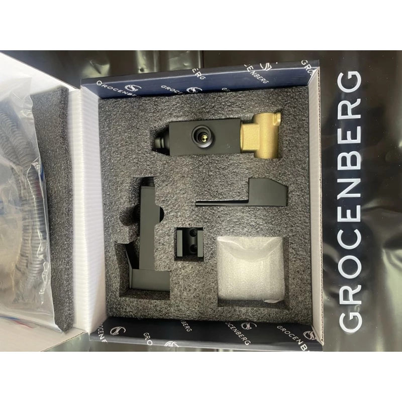 Гигиенический душ Grocenberg GB002BL со смесителем, черный матовый