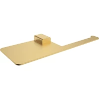 Держатель туалетной бумаги Raglo R301.03.03 с полкой для телефона, золотой матовый