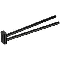 Полотенцедержатель Colombo Design Mini B4012.GM 34 см, поворотный, двойной, графит матовый