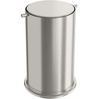 Мусорное ведро Boheme 10916-NB с вращающейся крышкой, никель матовый
