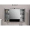 Зеркальный шкаф 100x67 см черный Aquanet Верона 00175386 - 7