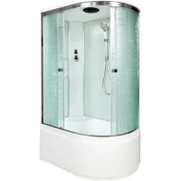 Душевая кабина 110x80x220 см Deto EM4511L матовое с прозрачным узором