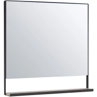 Зеркало 80x78,4 см дуб орегон/черный Акватон Лофт Урбан 1A247902LQX50