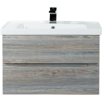 Тумба под раковину Art&Max Techno AM-Techno-900-2C-SO-LW635 87 см, подвесная, сосна